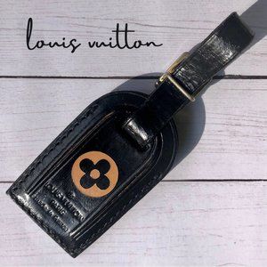 SOLD Louis Vuitton Small Leather Luggage Tag in…